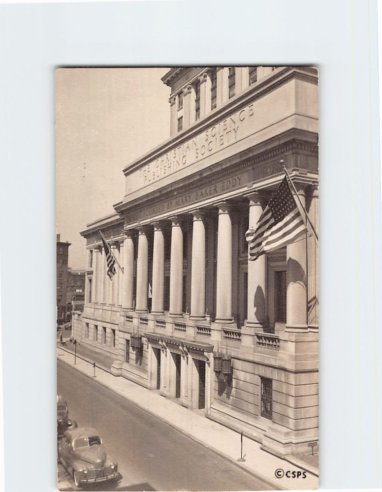 Postcard The Christian Science Publishing House Boston Massachusetts USA