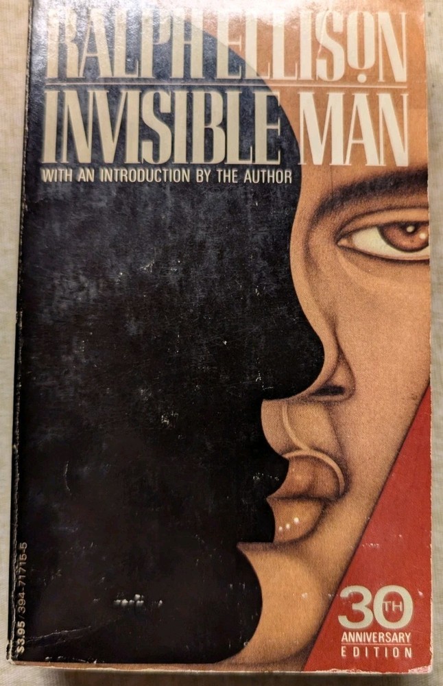 Vintage Ralph Ellison Invisible Man Very Good Condition 30th anniversary edition