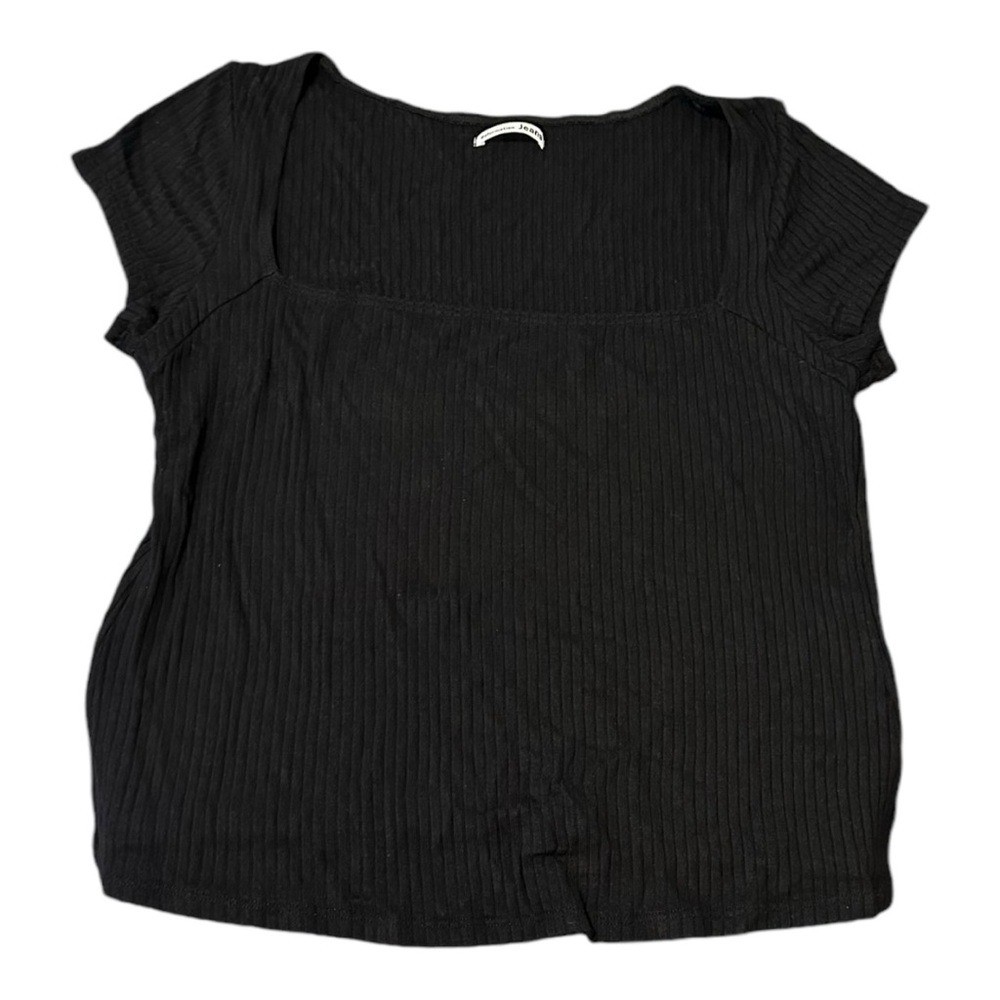 Reformation Bardot Top Plus Size Black 2x