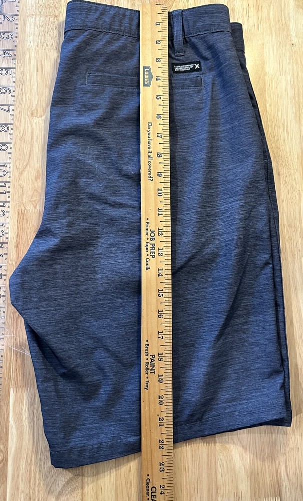 Mens Blue/Gray size 36 Hurley shorts pockets front and back