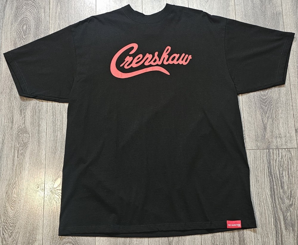 TMC The Marathon Clothing Crenshaw T-Shirt Black Red Mens Size 3XL Nipsey Hussle