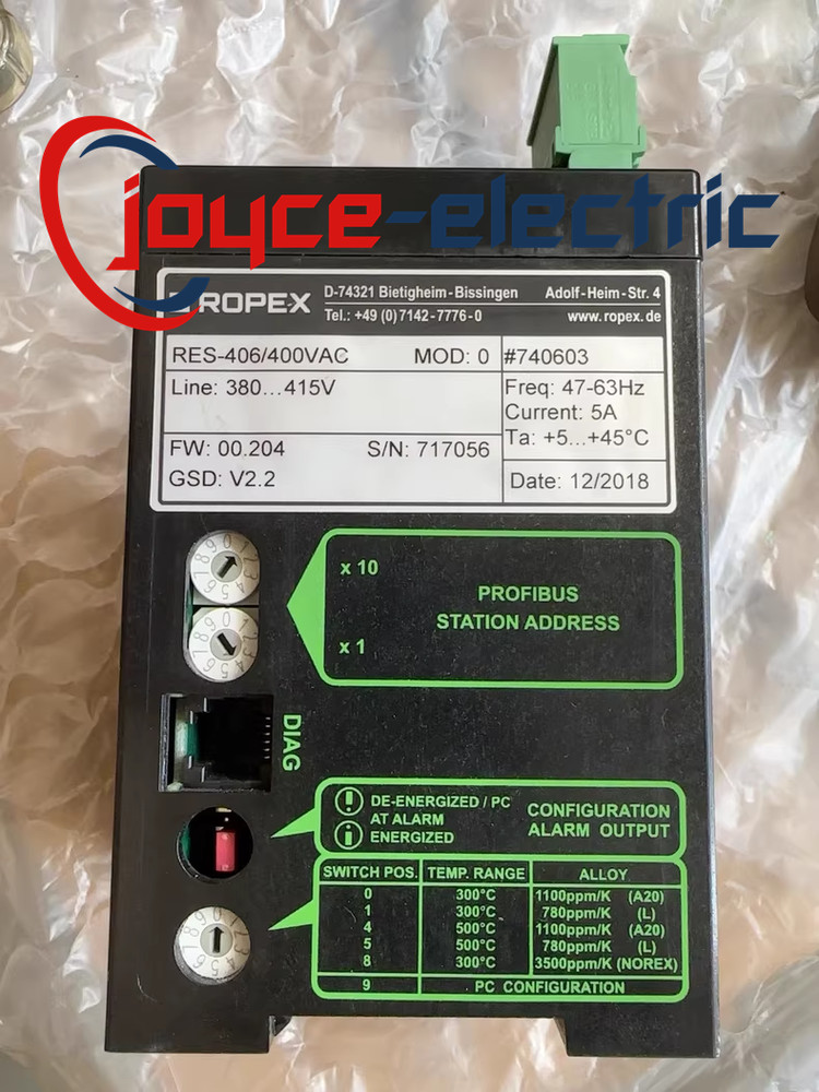 new ROPEX RES-406/400VAC Heat Seal Controller Fast Shipping via FedEx or DHL