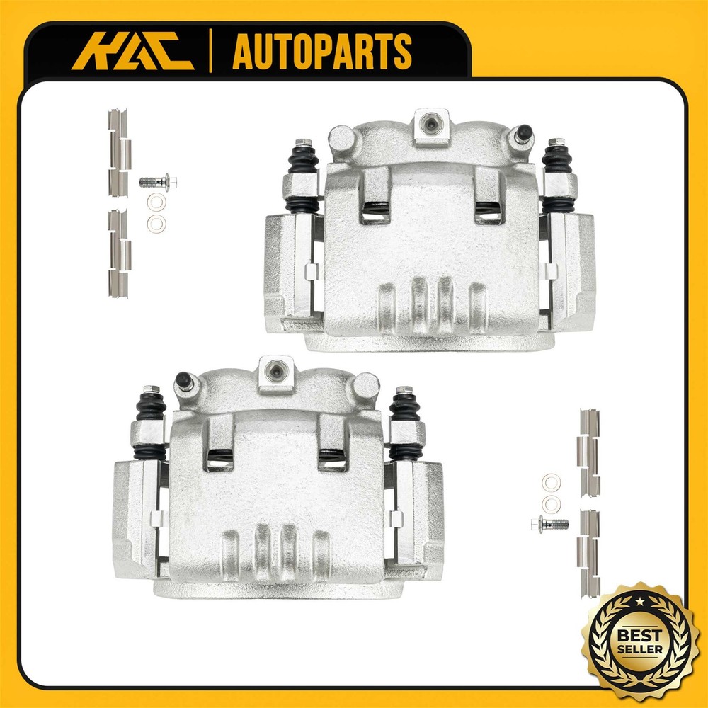 2x Rear Brake Caliper w/ Bracket for Dodge Ram 1500 2500 Ram 3500 2003-2008