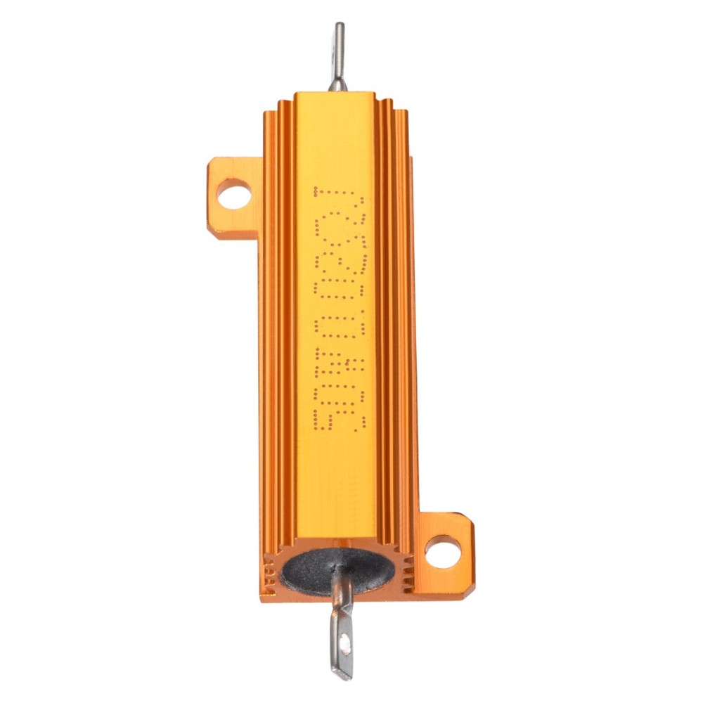 Aluminum Case Resistor, Great for Daily Use (Gold, 50W 0.02 Ohm)