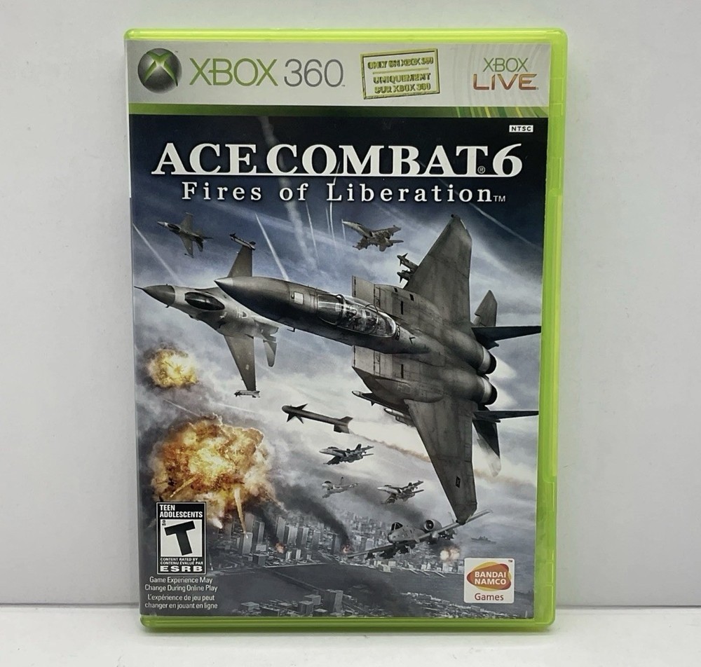 Ace Combat 6: Fires of Liberation (Xbox 360, Free Shipping, Tested)-image