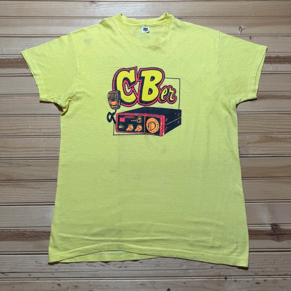Vintage 70s 80s CBer CB Radio Single Stitch Graphic T-Shirt Men's - Size Large