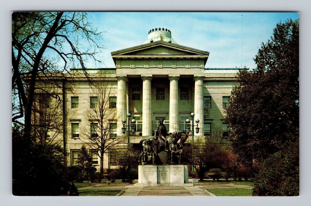 North Carolina NC Raleigh State Capitol Building Vintage Postcard
