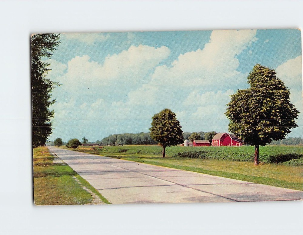 Postcard Farm Countryside Nature Scene
