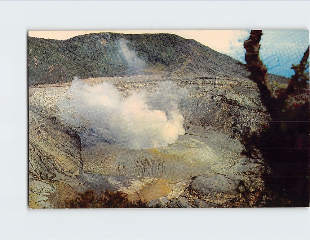 Postcard Poas Volcano Costa Rica