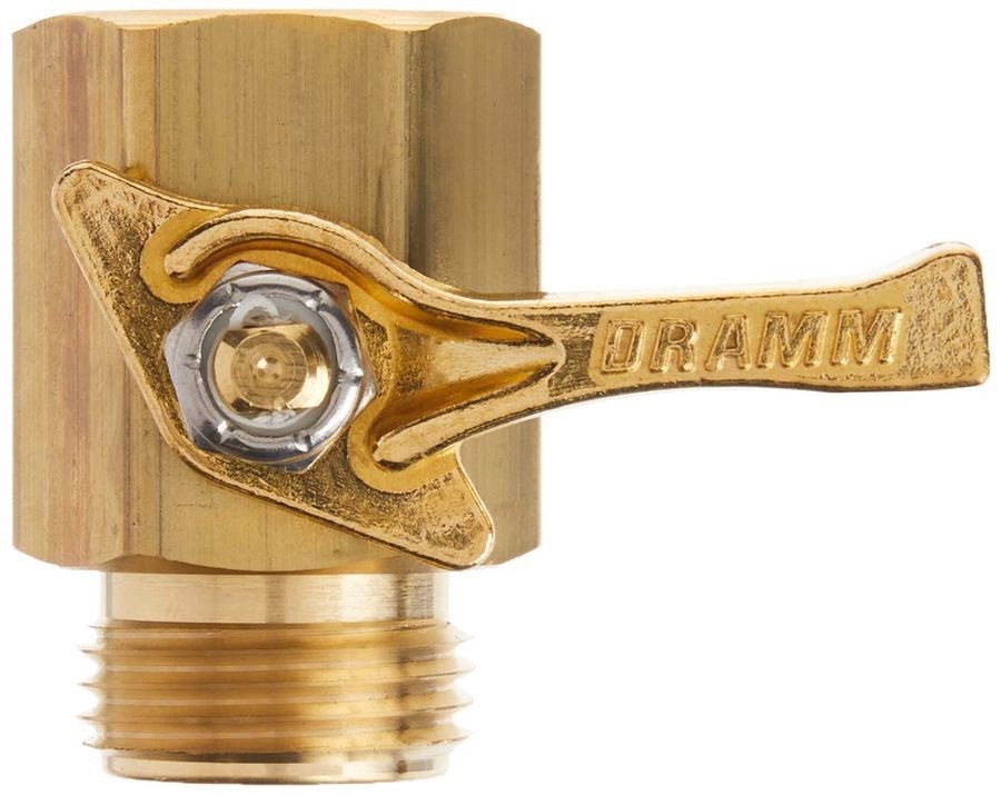 Dramm 12353 Heavy Duty Brass Shutoff Valve for Reliable Water Flow Control