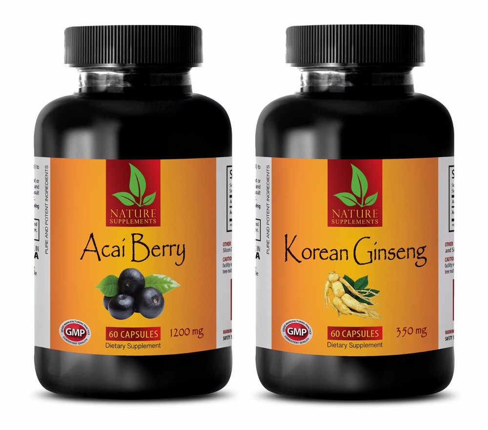 Acai Berry & Korean Ginseng Combo Powder for Metabolism Boost - 2B-image