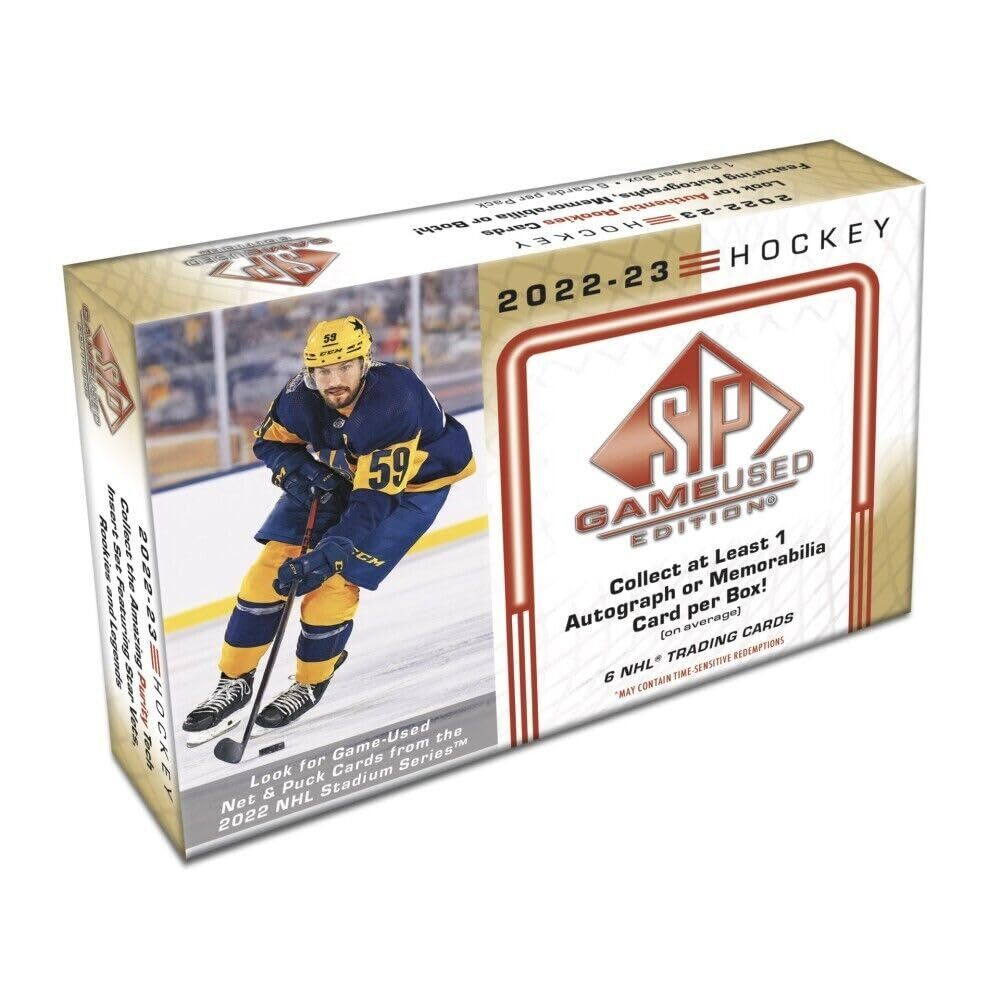 2022-23 Upper Deck SP Game Used Hockey Hobby Box
