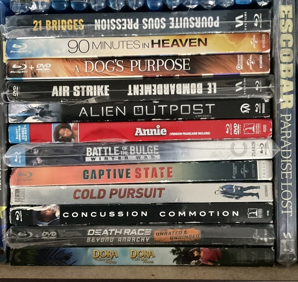 U-pick Blu-Ray movies with Slipcover