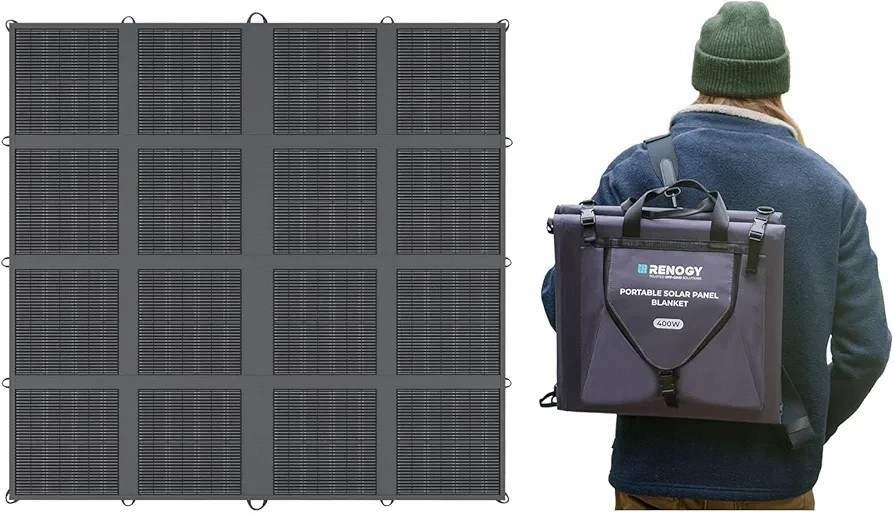 Renogy REGO 400W Solar Panel Blanket N-Type Portable Foldable