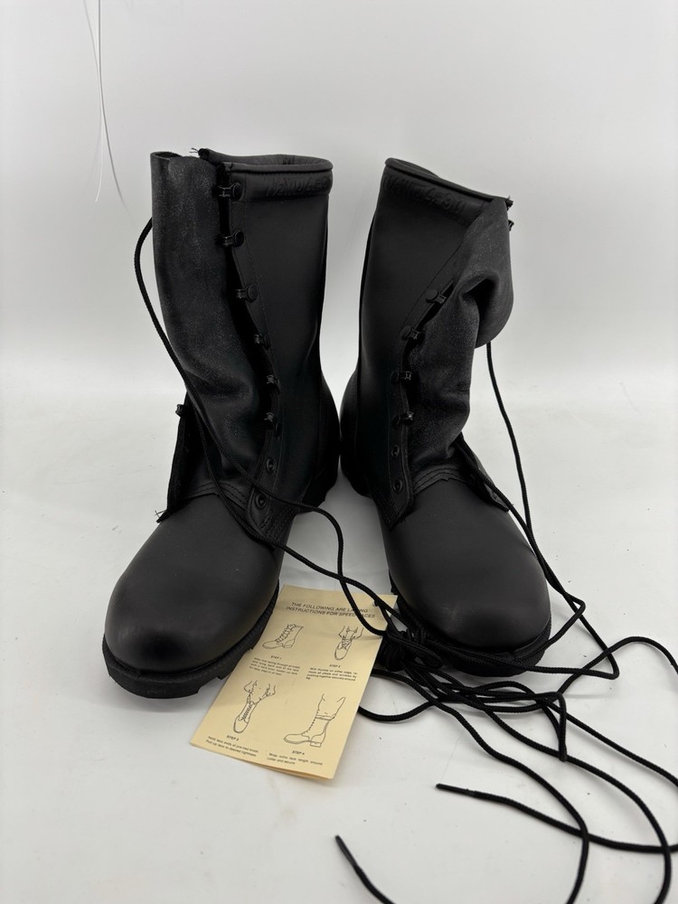 US Military Speed Lace Combat Boots 2001 NOS Mens 7.5W Womens 9 Wide