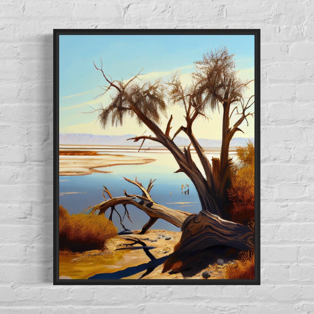 Sea California Retro Art Print Sea California Wall Art Illustration Sea