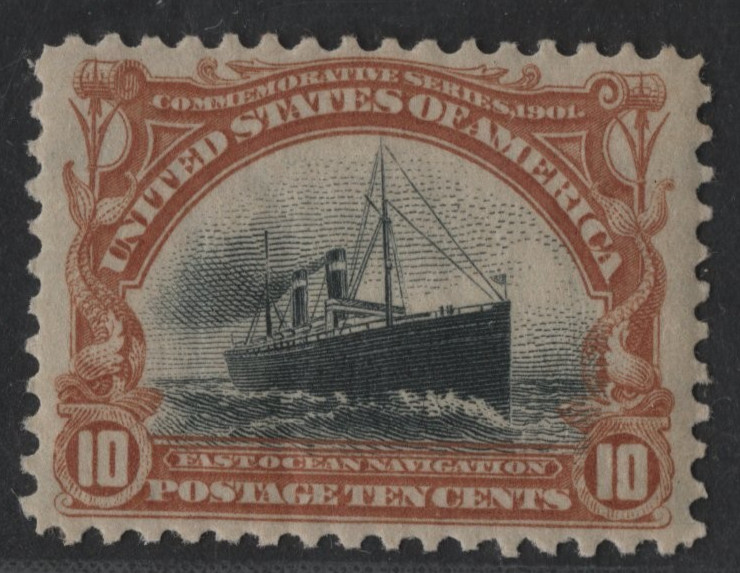 Us 1901 Scott #299 Mint Hinged Neat Perfs & Exceptional Centering Vf-Xf
