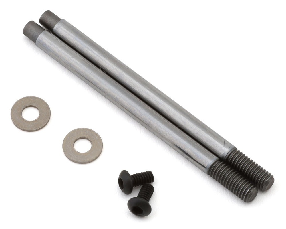 Avid RC Xray Chrome Rear Shock Shaft Conversion (45mm) (2) (XB2/XB4)🌟✨25 Years on eBay! 250,000+ feedback!✨🌟