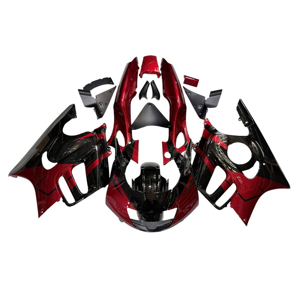Plastic Body Kit For Honda CBR600F3 1997 1998 Candy Red Black Fairings Bodywork