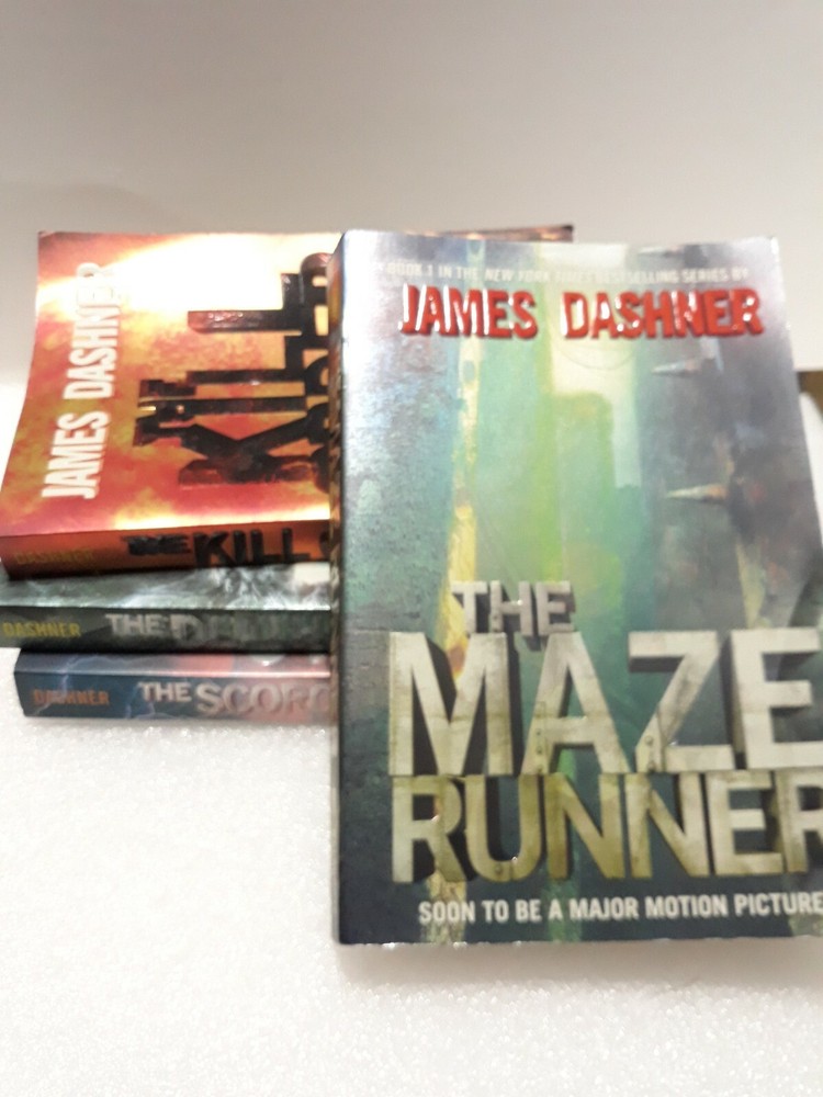 The Maze Runner Book Lot Scorch Trials Death Cure Kill Order James Dashner