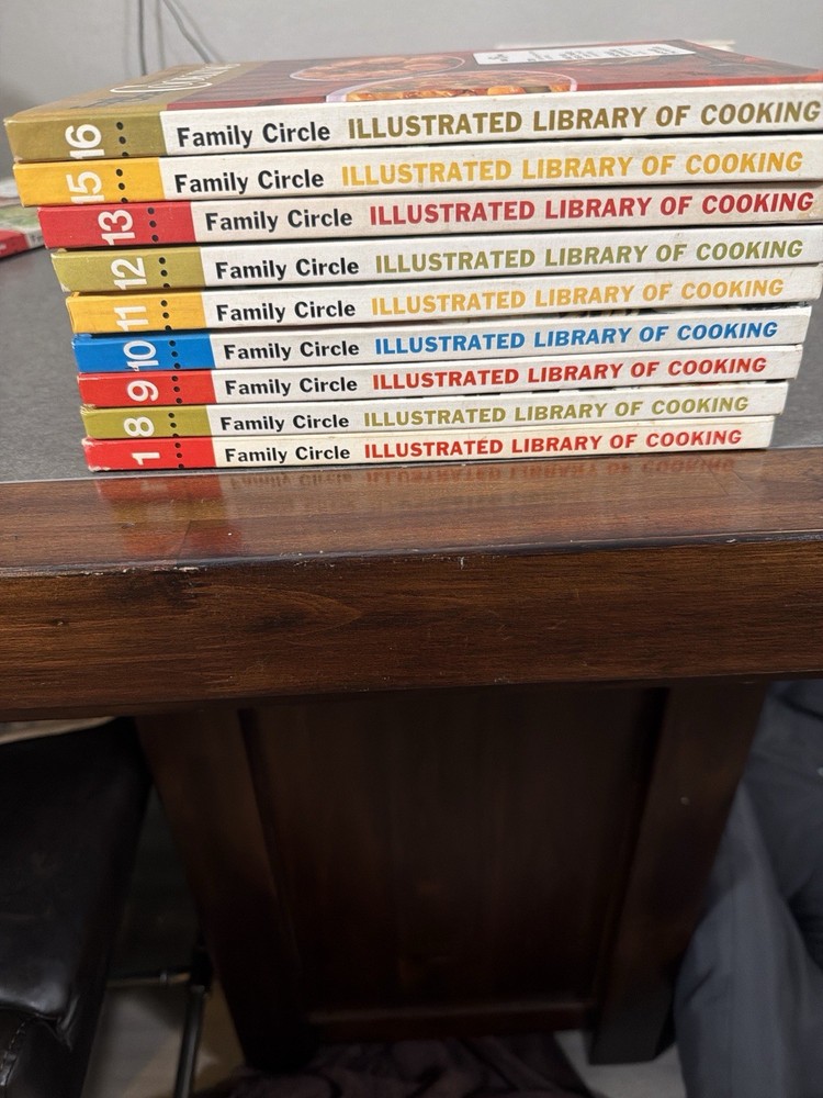 Family Circle Illustrated Library of Cooking 9 Volume Lot Vintage Includes Index