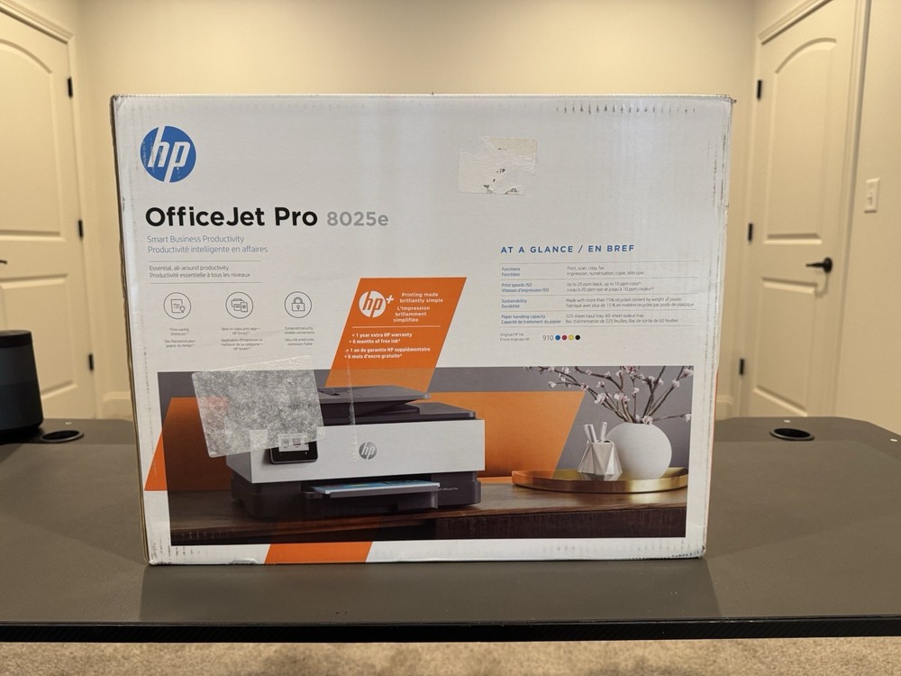 [BRAND NEW] HP OfficeJet Pro 8025e Color Thermal Inkjet All-In-One Printer