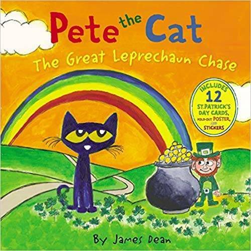 Pete the Cat The Great Leprechaun Chase Paperback by James Dean in Good Condition  