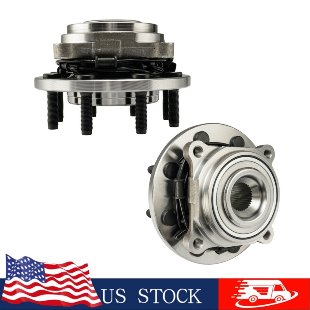 Front LH & RH Wheel Bearing Hub Assembly for Ram 2500 2019-2023 3500 2019-2023