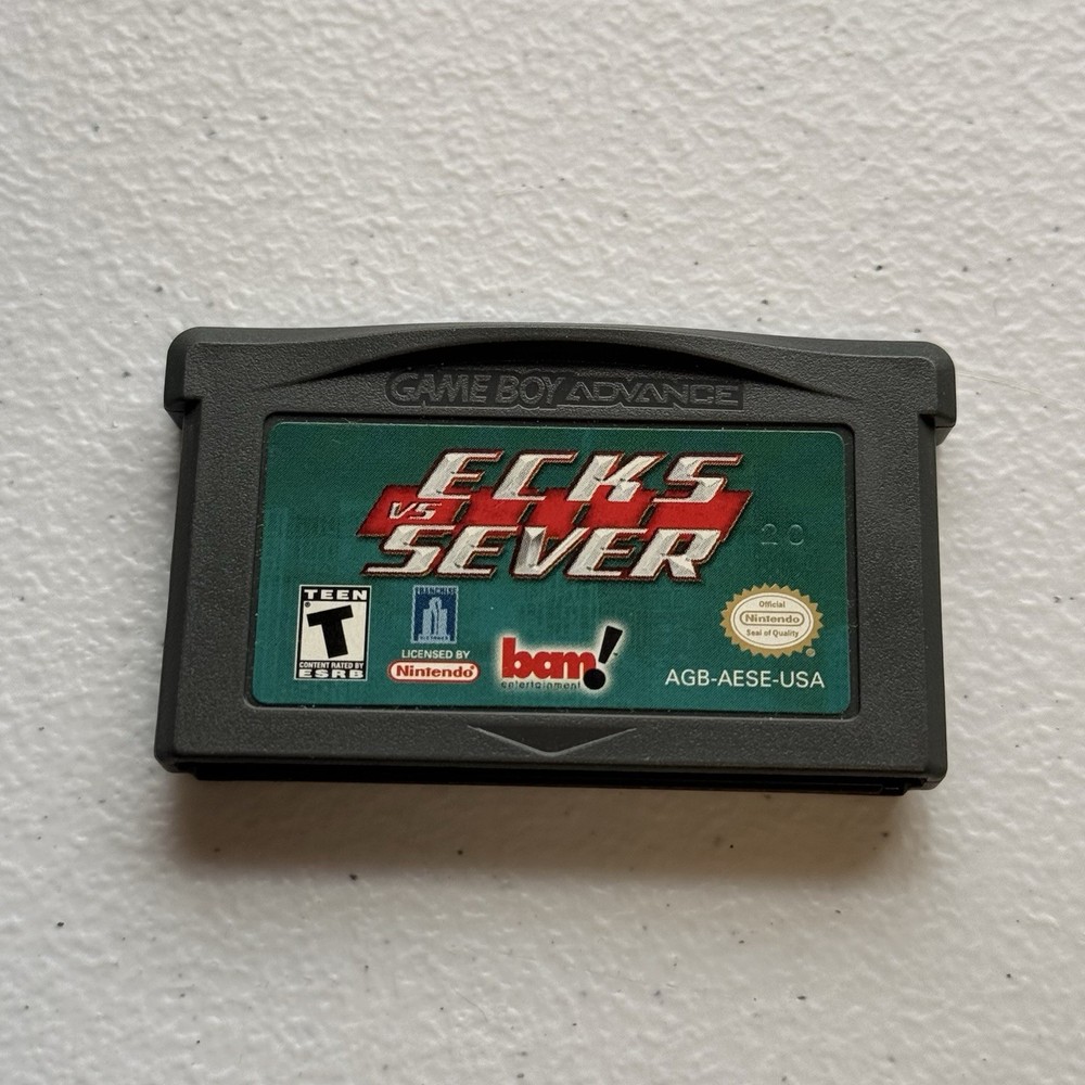 Ecks vs. Sever (Nintendo Game Boy Advance) GBA Authentic Tested Loose Gameboy