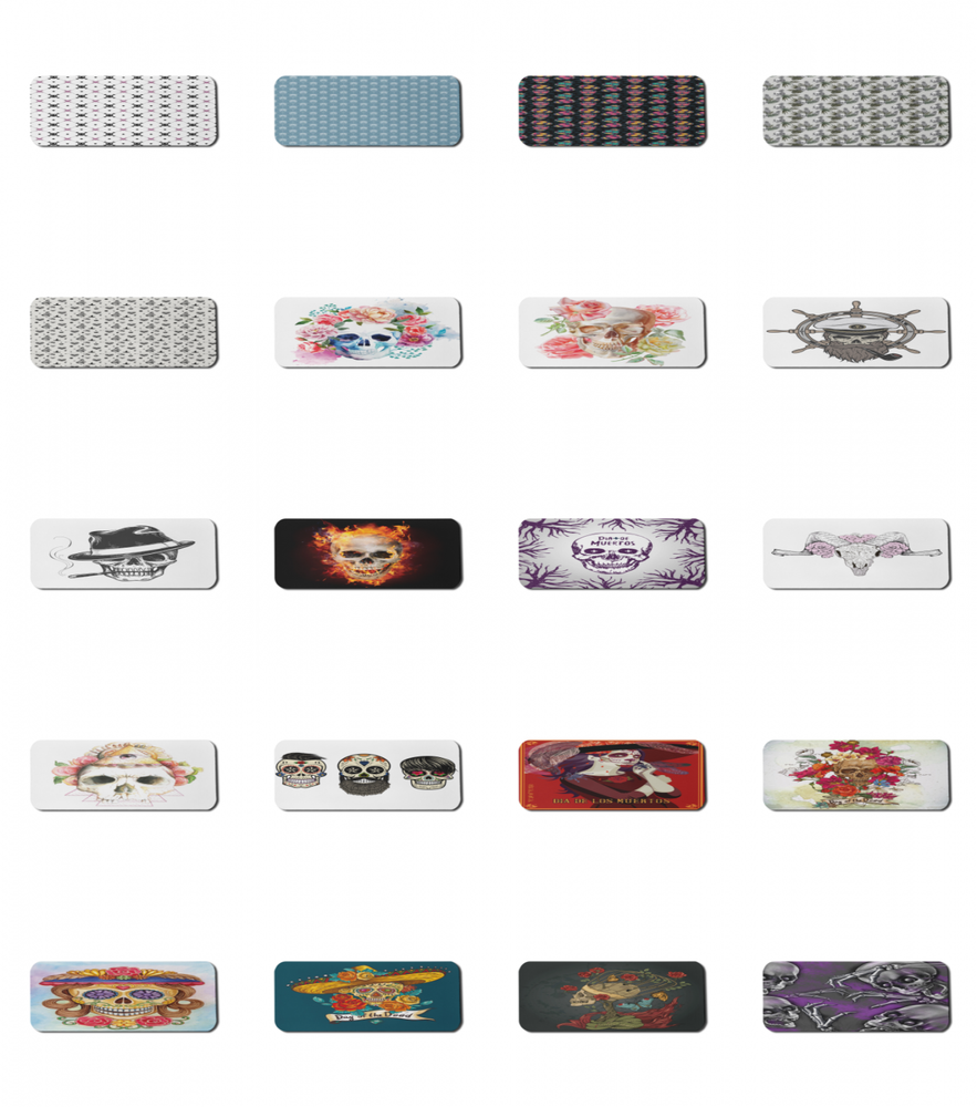 Ambesonne Skull Rectangle Non-Slip Mousepad, 31