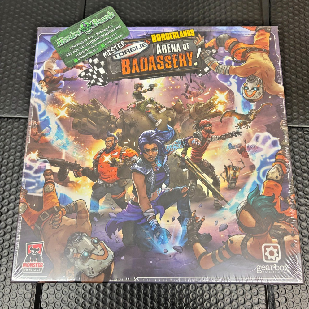 Borderlands Mister Torgue's Arena of Badassery Board Game