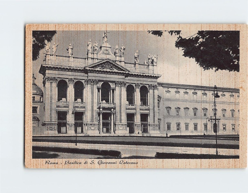 Postcard Basilica of San Giovanni in Laterano Rome Italy