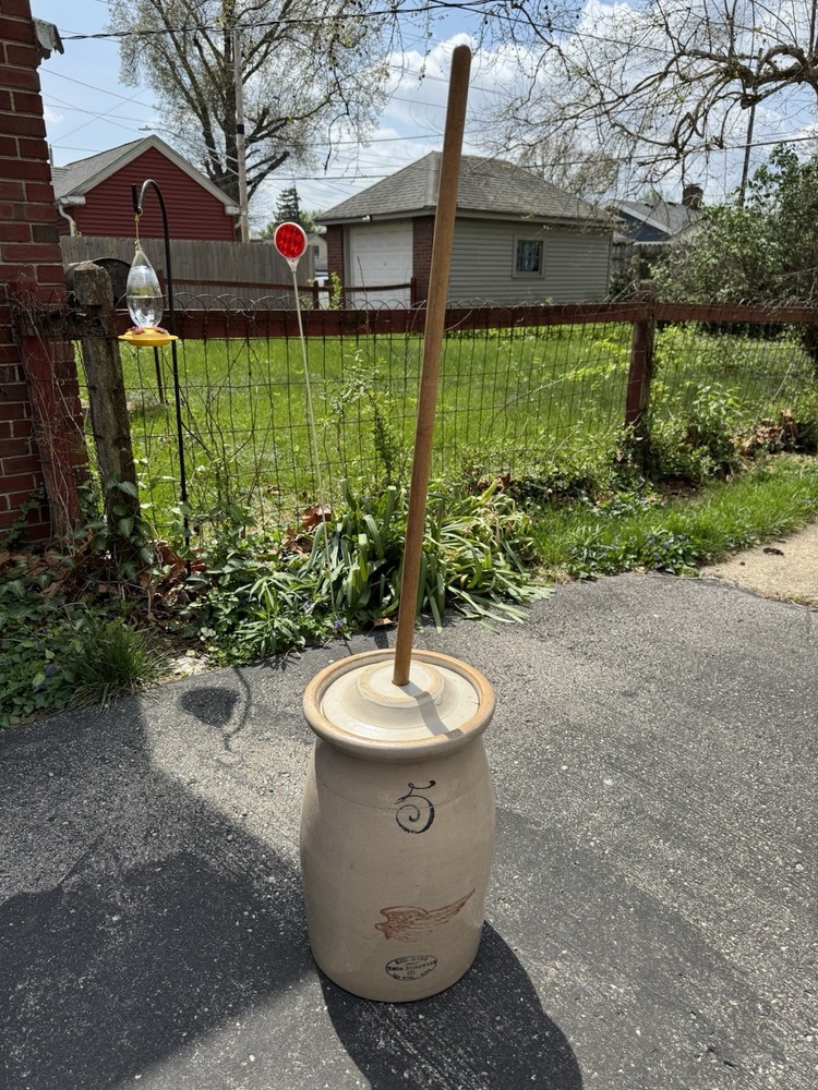 Red Wing Salt Glaze 5 Gallon Butter Churn