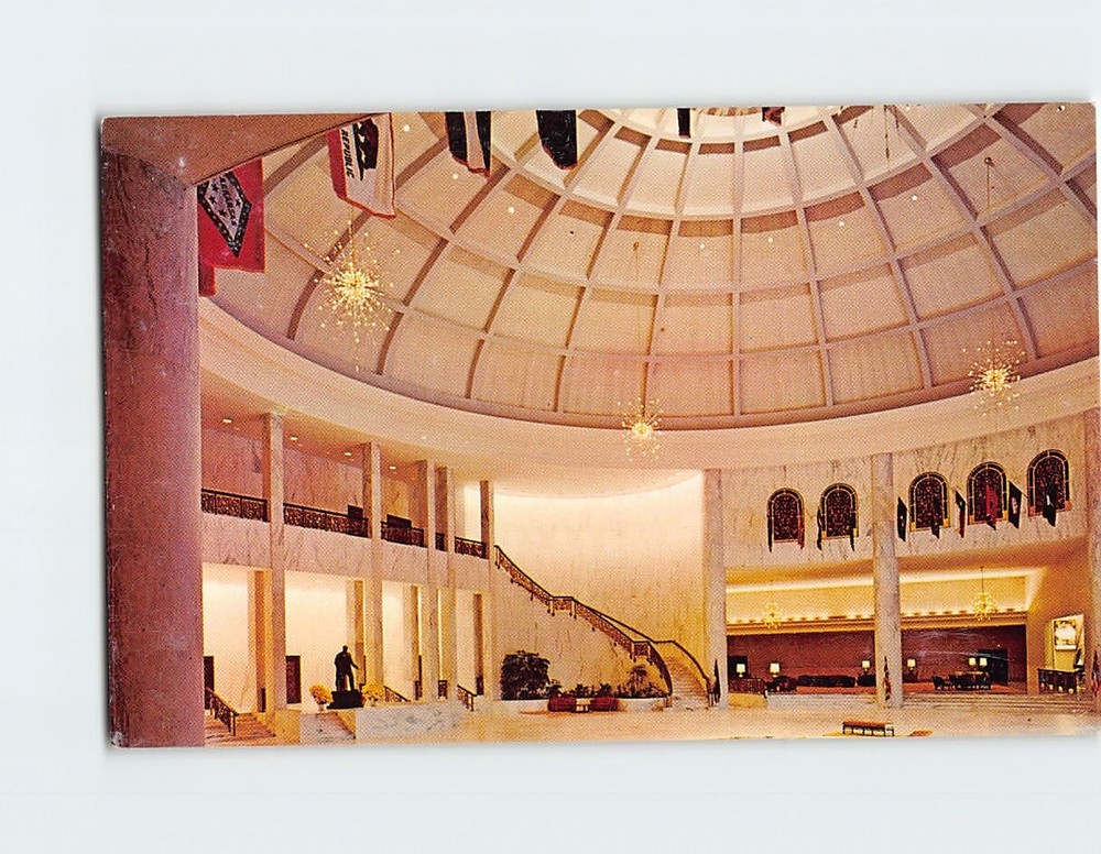 Postcard Rotunda Milton Hershey School Pennsylvania USA