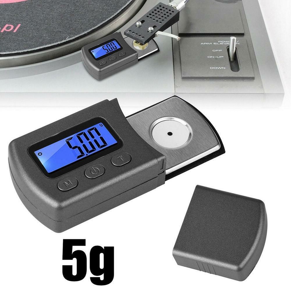 LED Digital Cartridge Turntable Stylus Force Scale Gauge For Tonearm Black -|us~