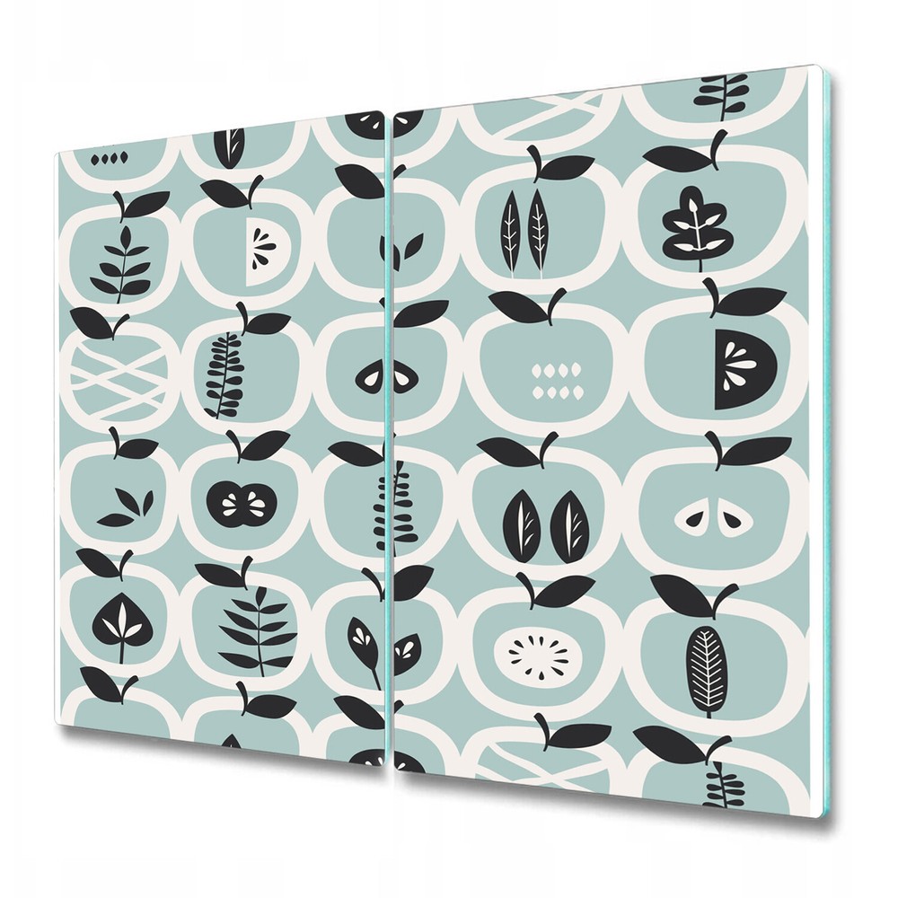 Glass Kitchen Chopping Cutting Serving Board boy Apple blue Children 2x30x52