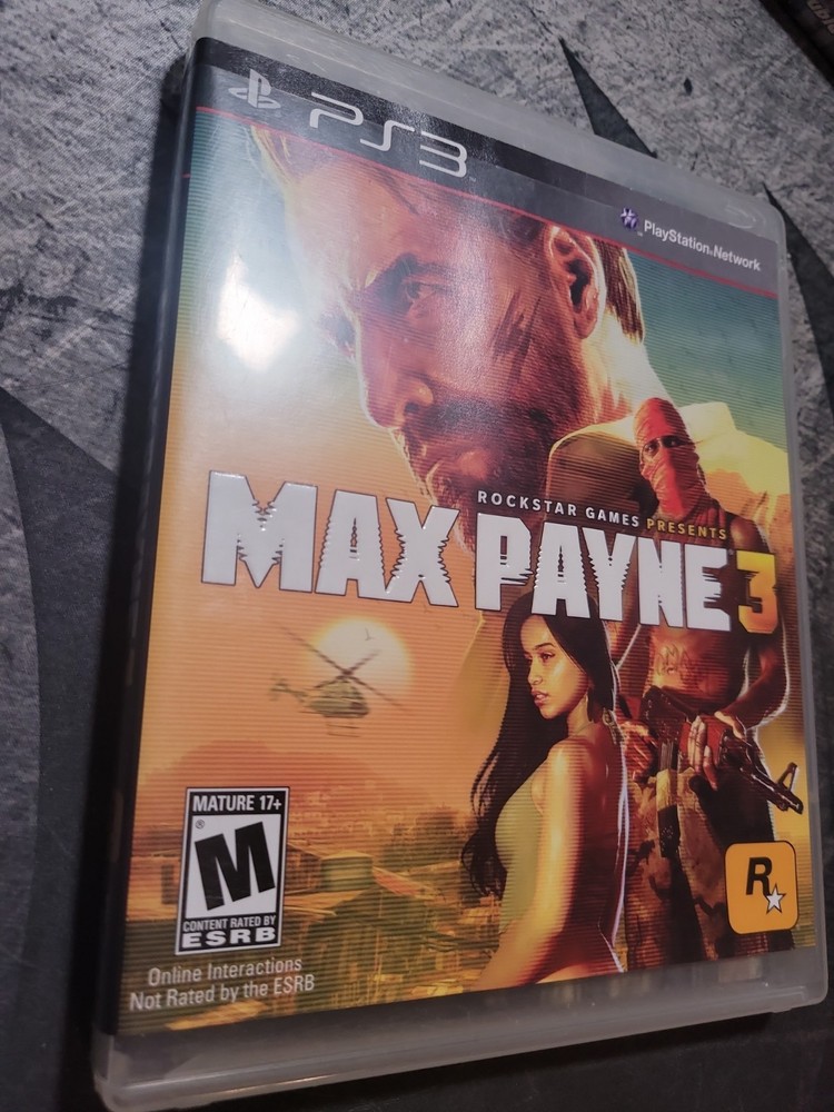 Max Payne 3 - PlayStation 3 PS3, CIB, TESTED Game, Case, Manual