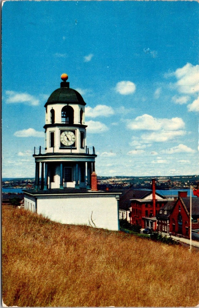 Dr Jim Stamps Postcard Old Town Clock On Citadel Hill Halifax Nova Scotia