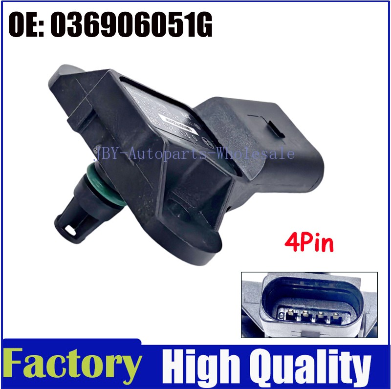 MAP Pressure Sensor 036906051G For VW Jetta Golf Passat Tiguan Audi A3 A4 A6 A8