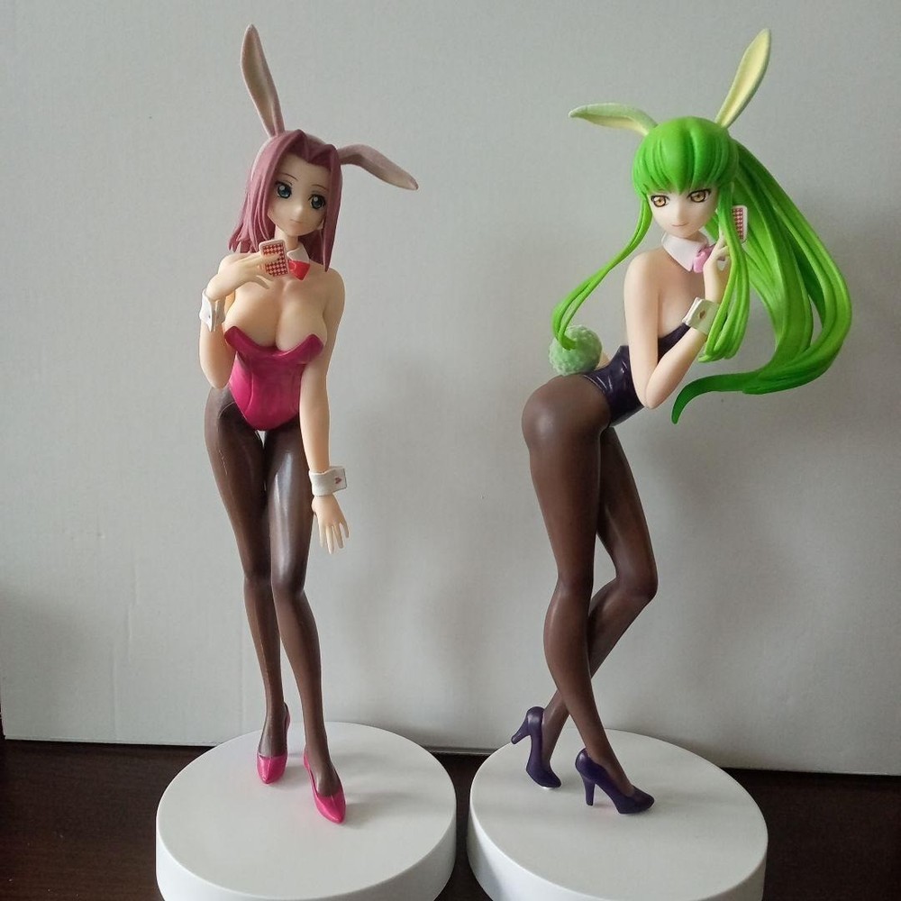 Code Geass ESPRESTO C.C. Kallen Kouzuki Bunny Figure Set of 2 BANDAI No box