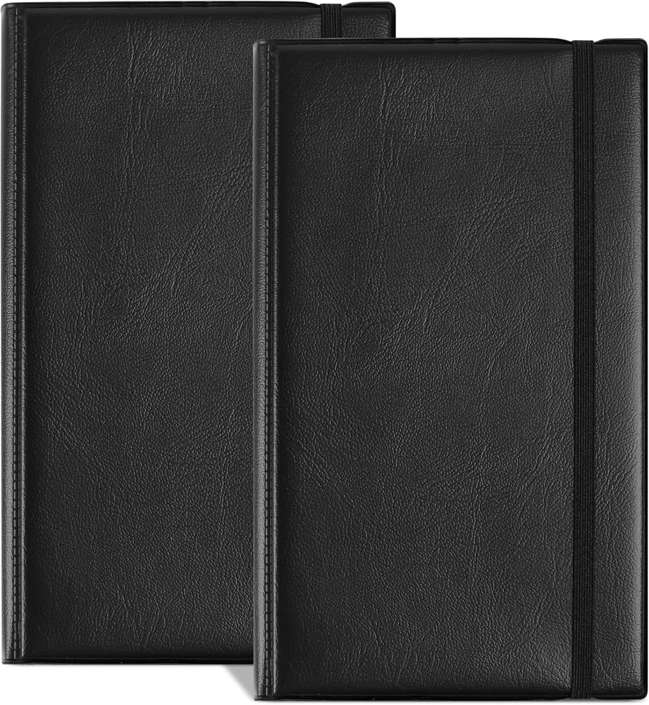 2pc180 Business Card Holder Organizer PU Leather Book Credit Cards Case Name Id