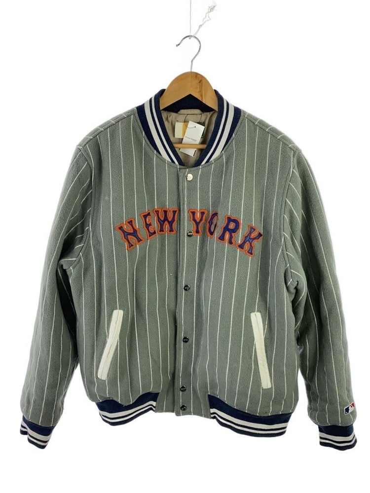 Kith Stadium Jacket/-/Wool/Gry/Khm010029 3497