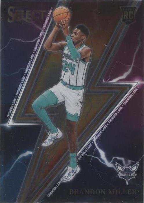 2023-24 Panini Select - Thunder Lane #12 Brandon Miller (RC)