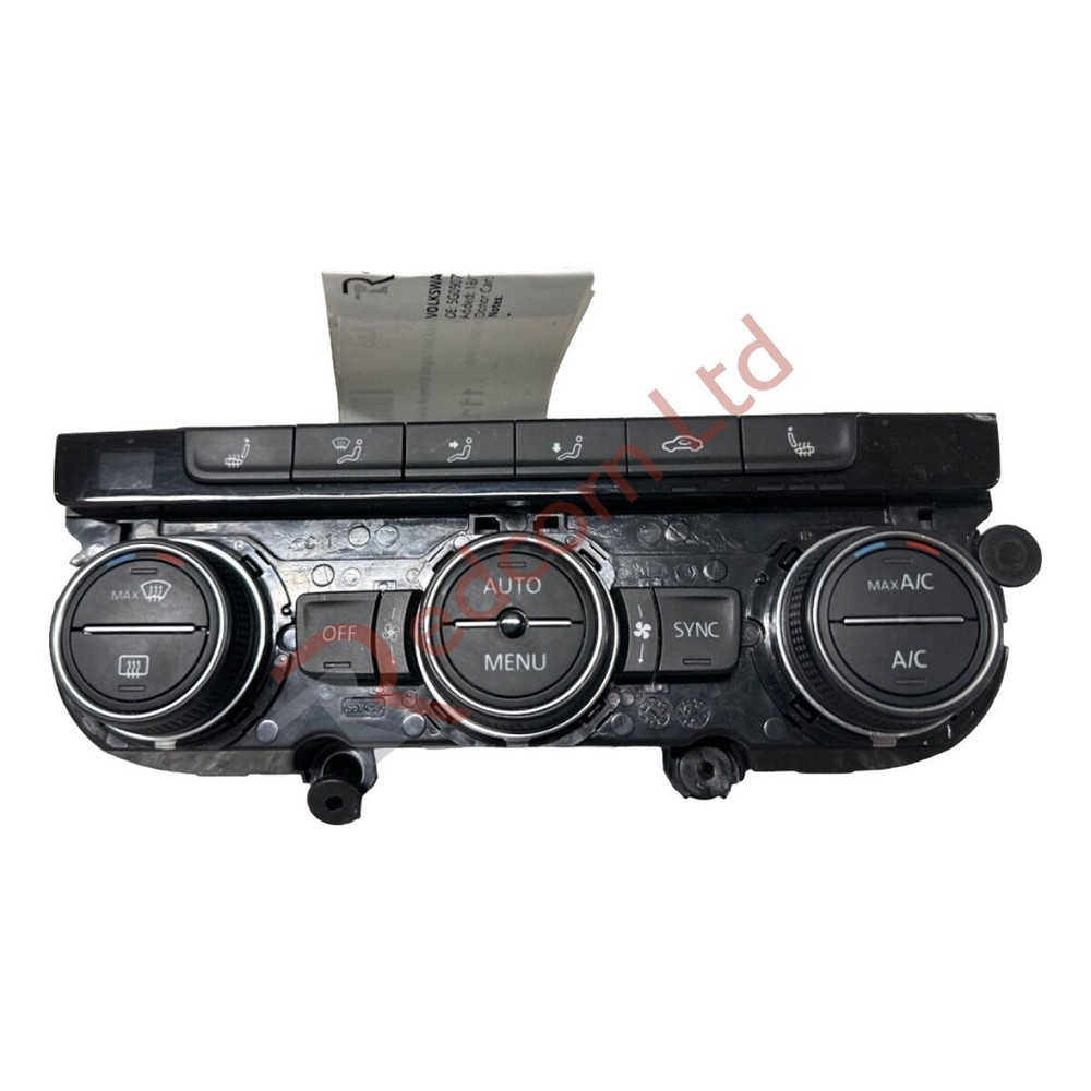 2012-2017 VW Golf Digital Climate Control Panel 5G0907044BD Replacement