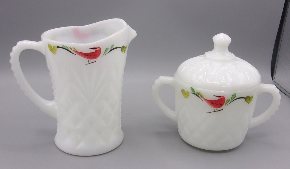 Vintage Anchor Hocking Milk Glass 