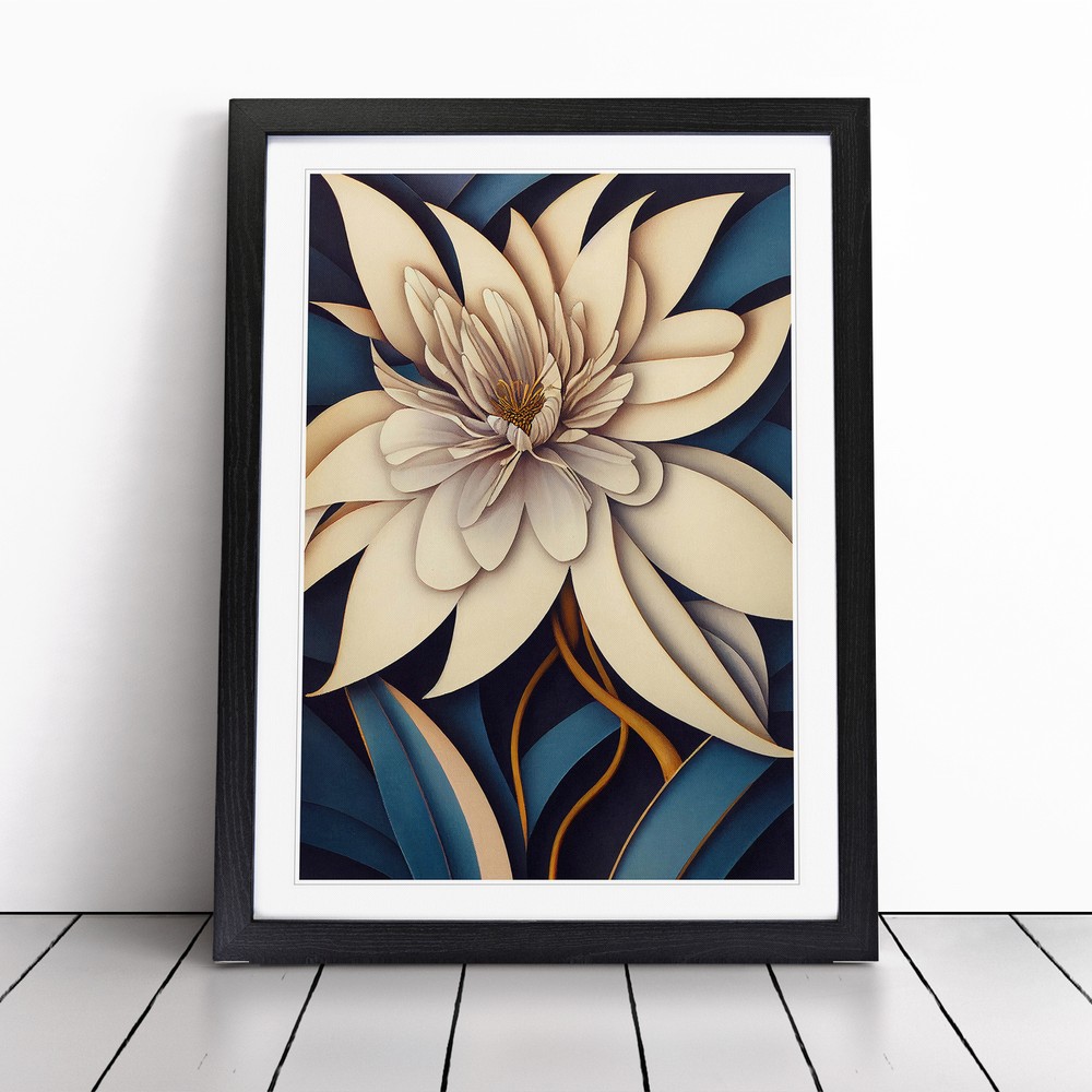 A Favourable Flower Wall Art Print Framed Canvas Picture Poster Decor