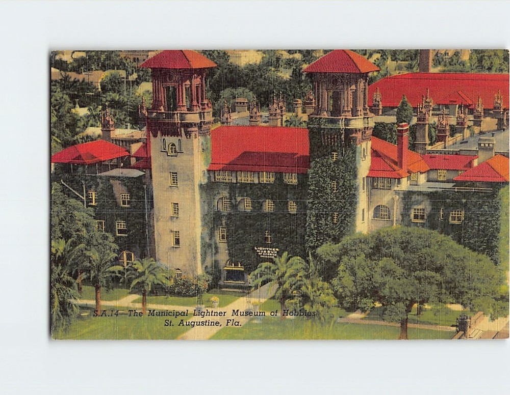 Postcard Municipal Lightner Museum of Hobbies St. Augustine Florida USA