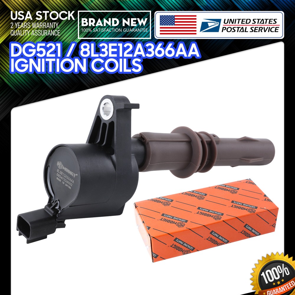 1PC For Motorcraft Ignition Coils DG521 For Ford F150 Expedition 8L3E12A366AA
