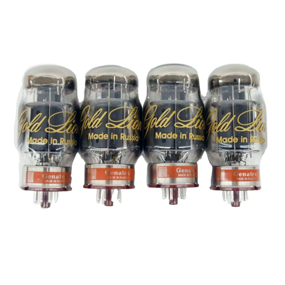 GOLD LION KT88 Matched Quad Vacuum Tubes AB Rank Very Good