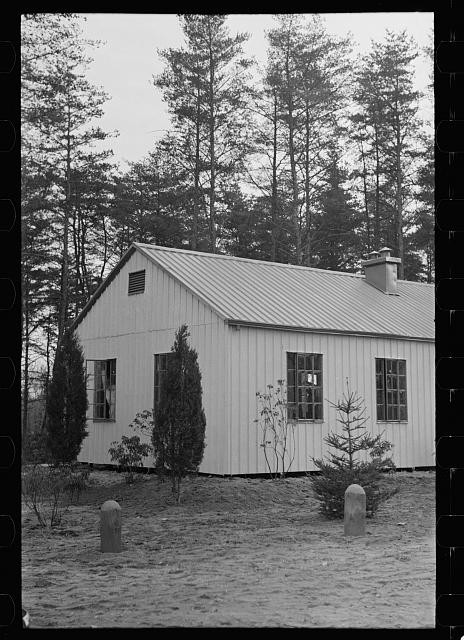 Greenbelt Maryland 1938 Prefabricated Steel Farmhouse Pine Tree Farmhouse